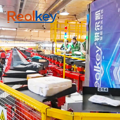 Guter Preis Fast Speed Tilt Tray Paketsortierungsausrüstung Langlebigkeit Design einfach zu aktualisieren Online