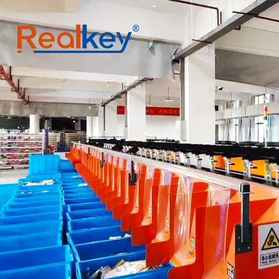 Reliable Performance Tilt Tray Sorter Low Energy Consumption 7200-10800p/H Capacity