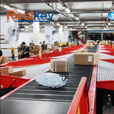 Kalite OEM/ODM Paket Sorter Konveyör Sortasyon Sistemleri Kargo Hasarını Azaltır Fabrika
