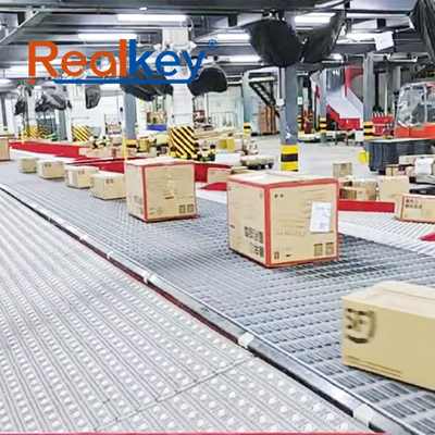 Pharmaceutical Industry Plastic Belt Conveyor Modular Conveyor System Easy To Clean Surface