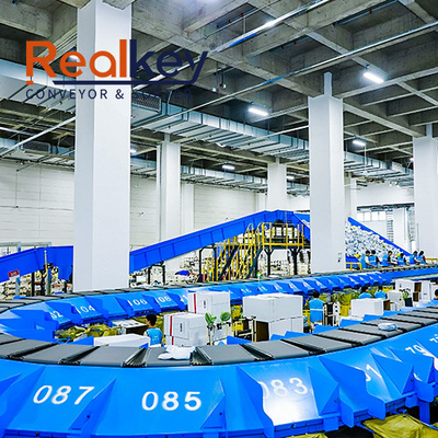Precision Crossbelt Sorter For Sorting Parcels And Cartons