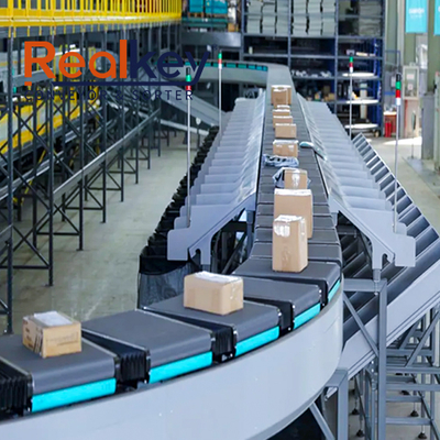 Buon prezzo Sistema di smistamento a nastro trasversale per e-commerce ad alta velocità, azionamento di precisione, efficace, scalabile in linea